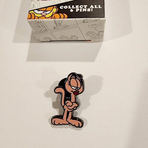 Garfield Nickelodeon Blind Box Enamel Pin 2024 Arlene Pink Girlfriend Cat Opened - Picture 5 of 10